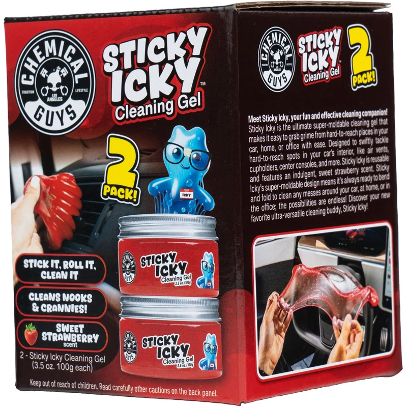 Chemical Guys Sticky Icky Sötsyrlig jordgubbsdoft (100g) (2 Pack)