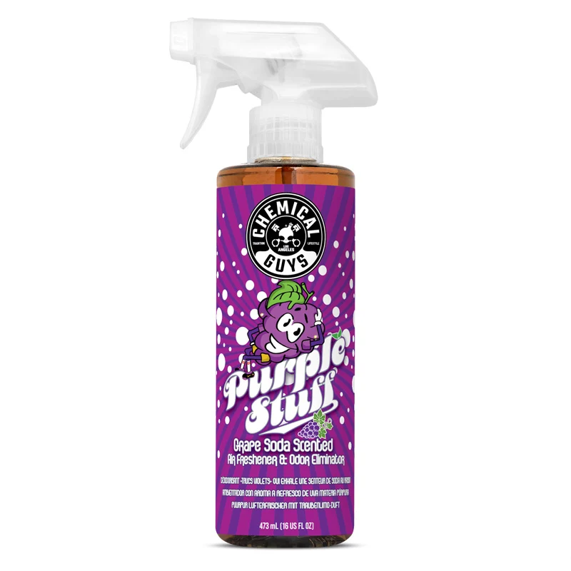 Chemical Guys Purple Stuff Grape Soda Doft Luftfräschare & luktneutraliserare (473ml)