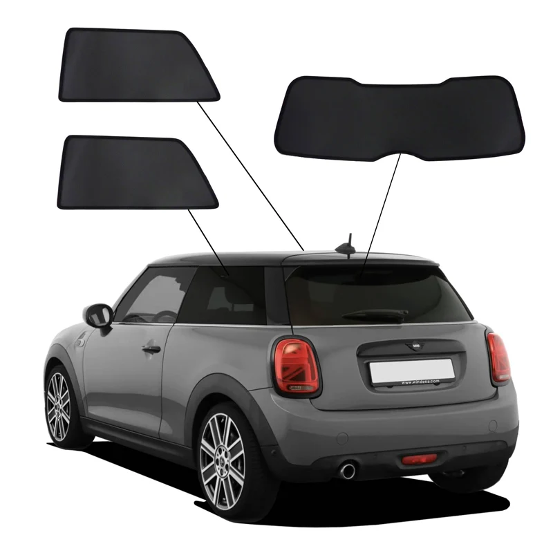 SunClip, solgardin & solskydd, passar till Mini F56 One/Cooper/S 3-dörrars (2014-2024)