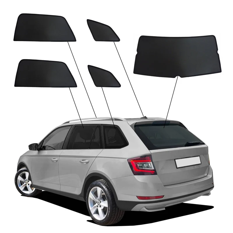SunClip, Solgardin & Solskydd, passar till Skoda Fabia III (NJ5) Kombi (2014-2022)