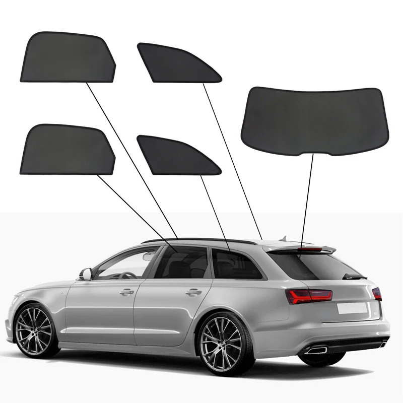 SunClip, Solgardin & Solskydd, passar till Audi A6 (C7) Avant (2011-2018)