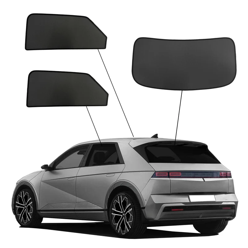 SunClip, solgardin och insynsskydd, passar till Hyundai Ioniq 5 (NE) (2020-2024)