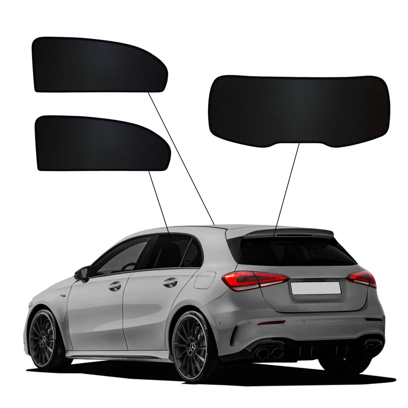 SunClip, Solgardin, Sekretess & Solskydd, passar till Mercedes A-Class W177 HB 5-dörrars (2018-)