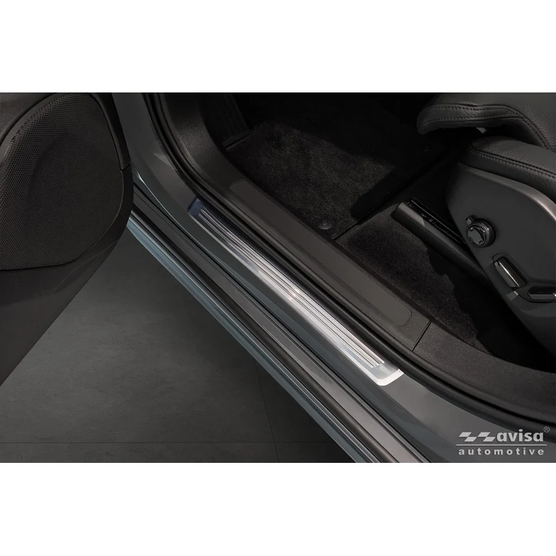 Avisa, Instegslister, 'Lines', rostfritt stål, 4 st., passar till Volvo XC90 II (2015-2019) & Facelift (2019-2024) & Facelift (2024-)
