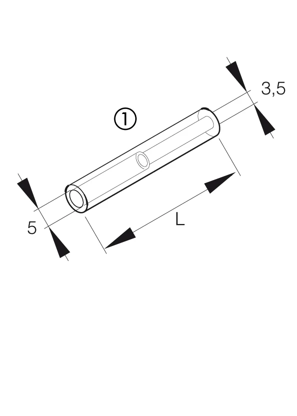 Eberspächer Bränsleövergång 3.5-5mm
