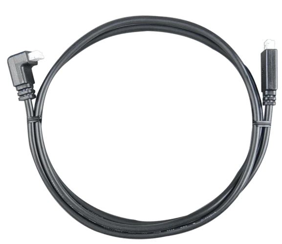 VE.Direct Cable 3m (one side Right Angle conn)