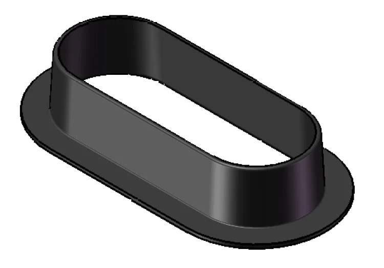 Oval stos 175 Ømm
