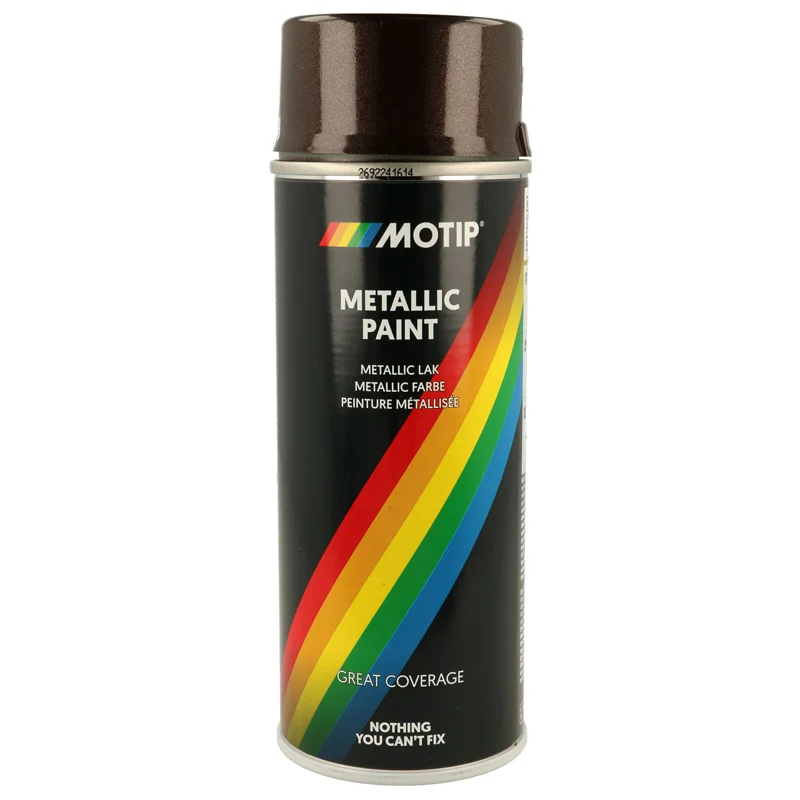 Motip, Metalliclack, brun, 400ml