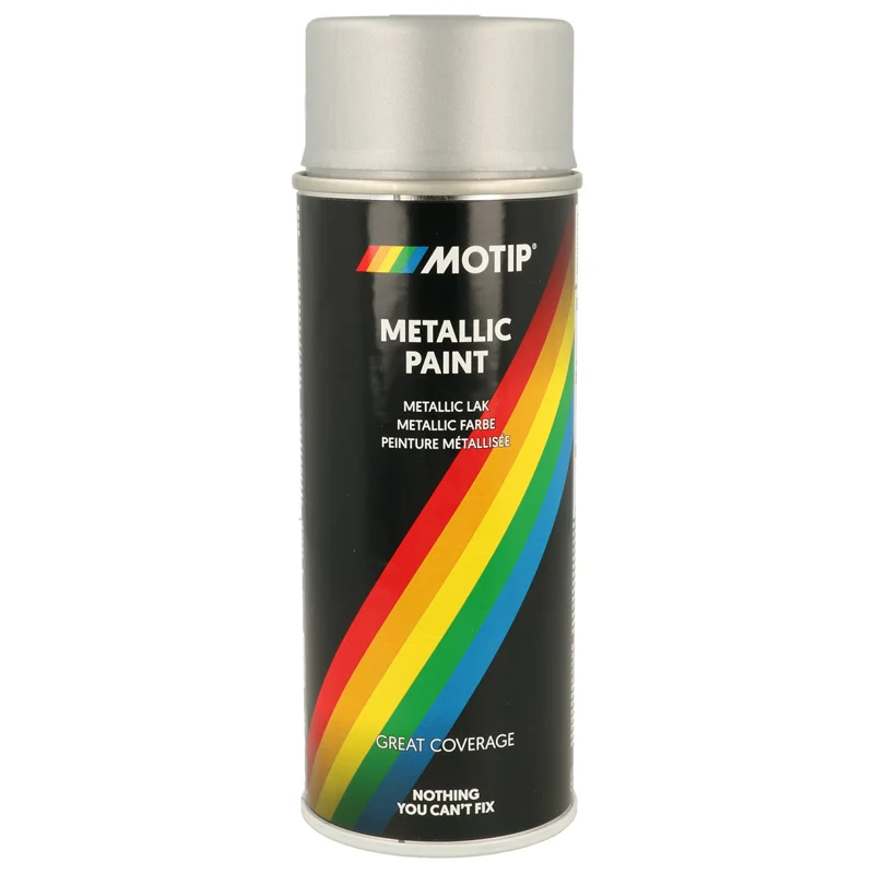Motip, Metalliclack, silver, 400ml
