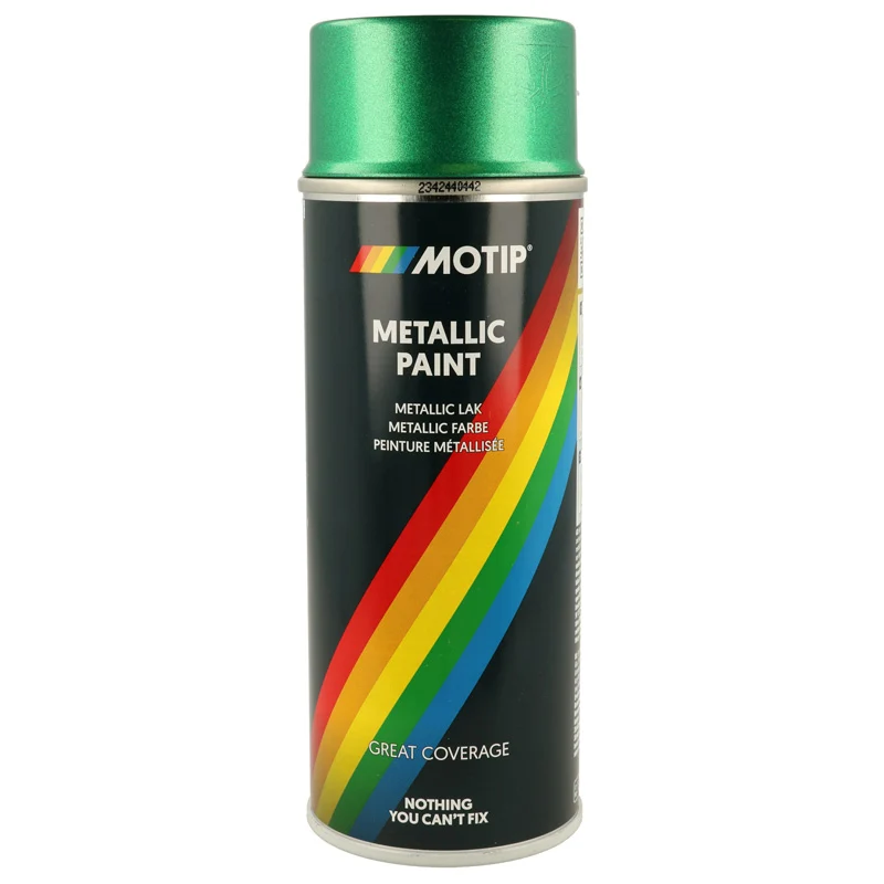 Motip, Metalliclack, grön, 400ml