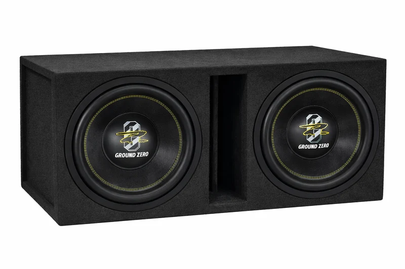 Ground Zero GZRW 12XSPL-D2 2x12 i Portad Låda