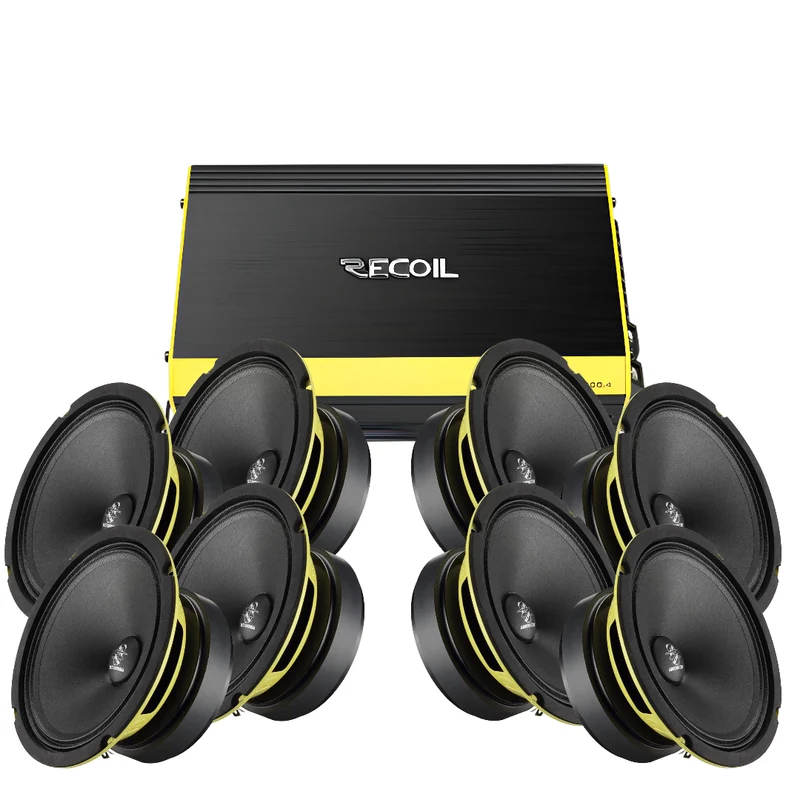 Ground Zero GZCK 6.5XSPL 8x6.5" Amp pack