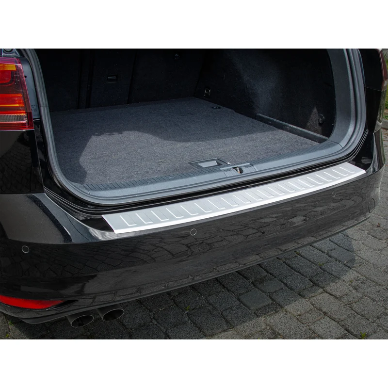 MAX6, Bakre stötfångarskydd, Borstat rostfritt stål, passar till Volkswagen Golf VII Variant Facelift (2017-2020)