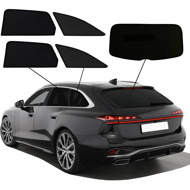 SunClip, Solgardin & Solskärm, passar till Audi A6 (C9) Avant (2025-) exkl. E-Tron