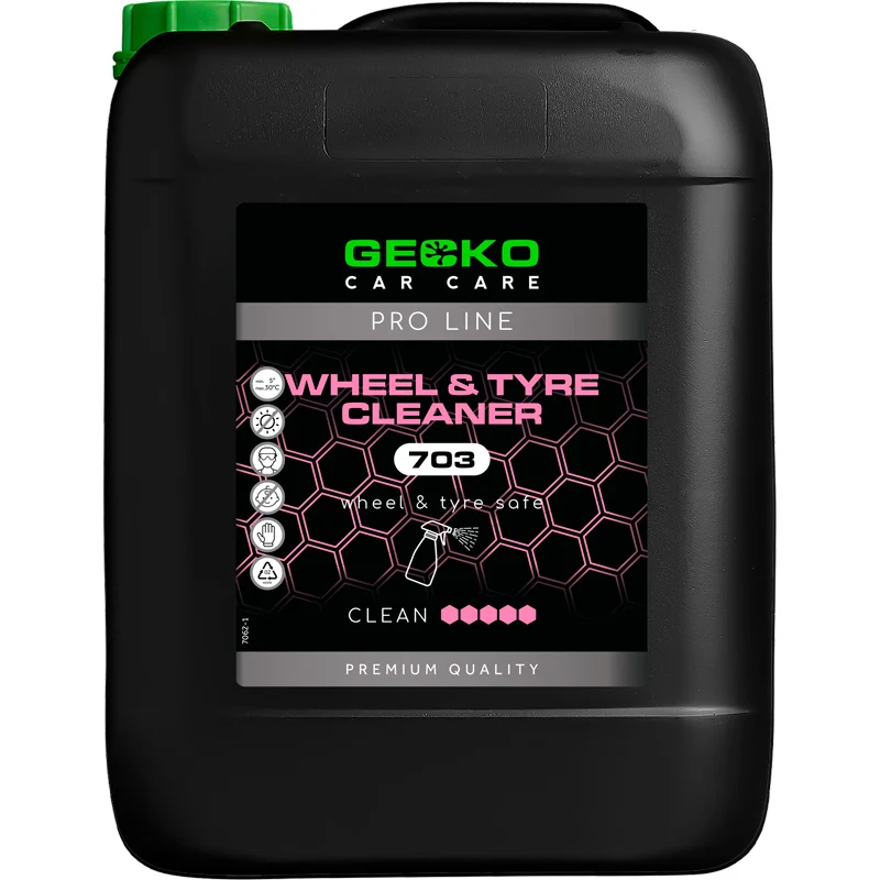 Gecko, Fälg- och däckrengöring, 5 liter 703