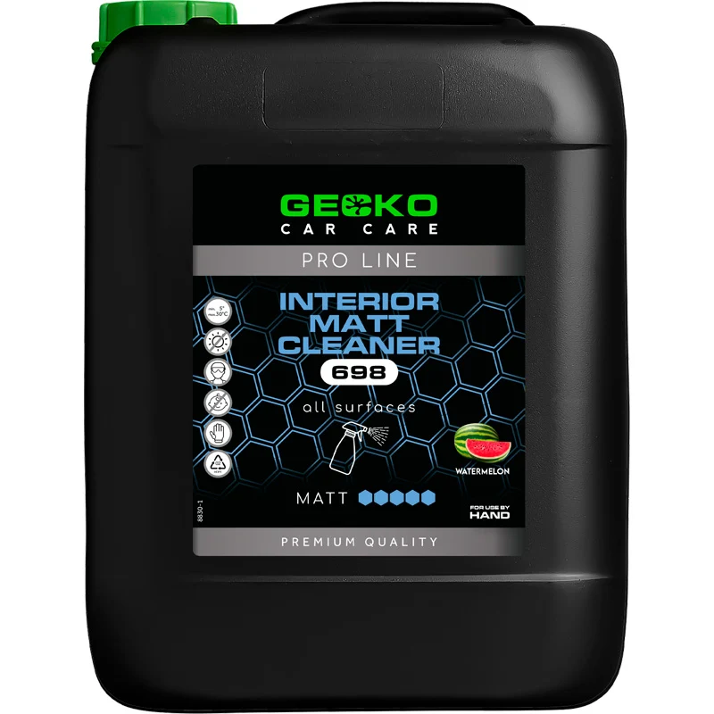 Gecko, Interiörrengöring Matt, 5 Liter