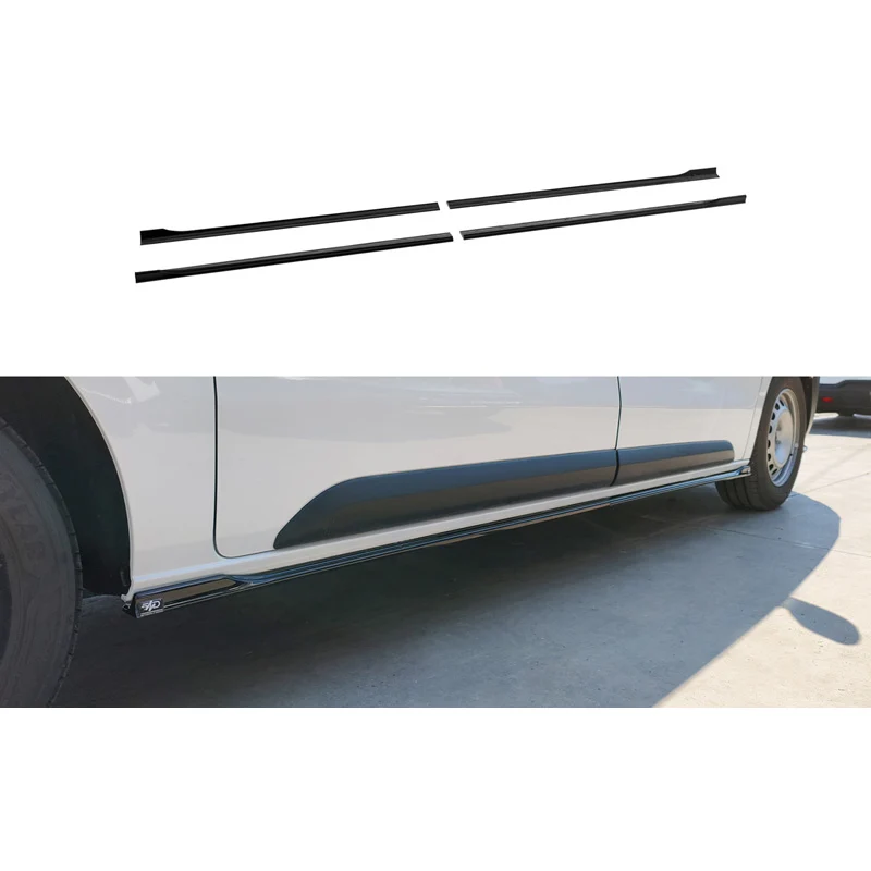 Motordrome, sidoskirt, ABS, passar till Citroën Jumpy/Dispatch/Spacetourer & Peugeot Expert III/Traveller & Toyota Proace (2016-) & Opel Vivaro C/Zafira Life (2019-) & Fiat Scudo/Ulysse (2022-) (L2)