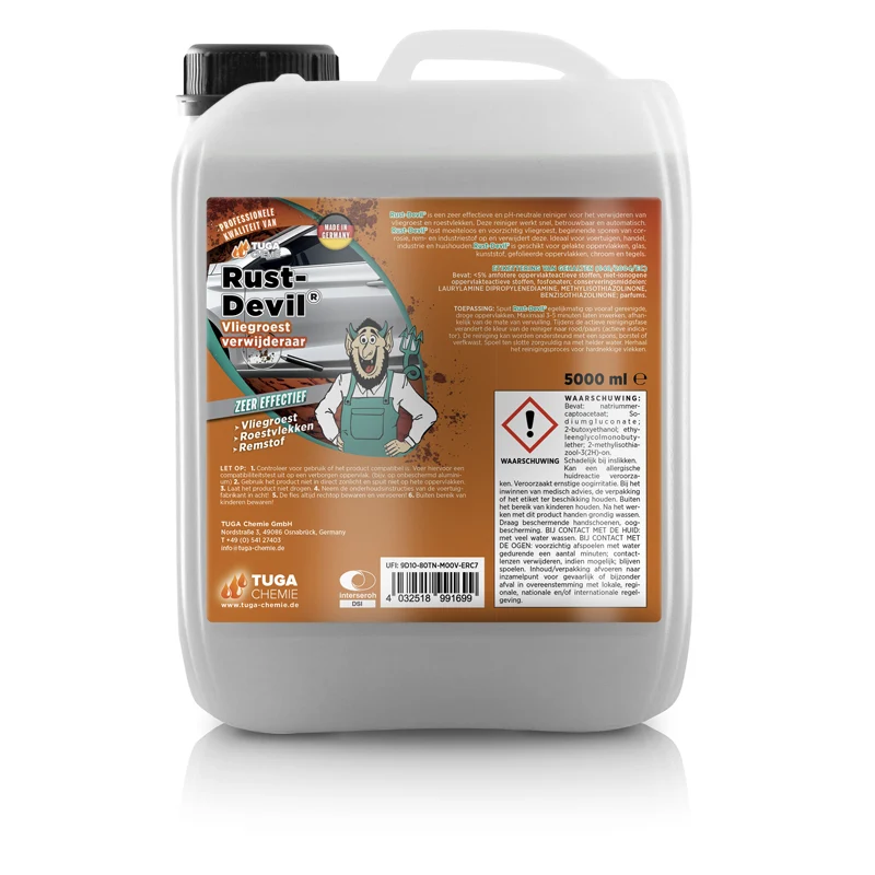 Tuga Chemie, Rostborttagare, Tugarex Rust-Devil Flash, 5000ml