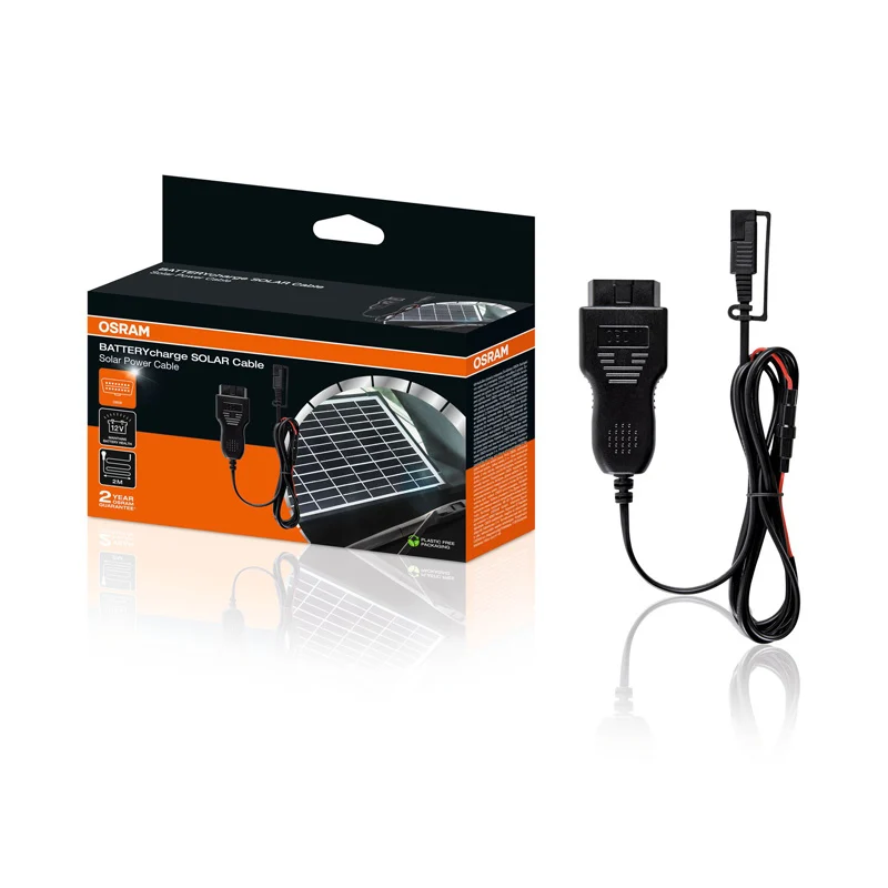 Osram, batterikabel, solarladdare, OBDII, OSPOBD