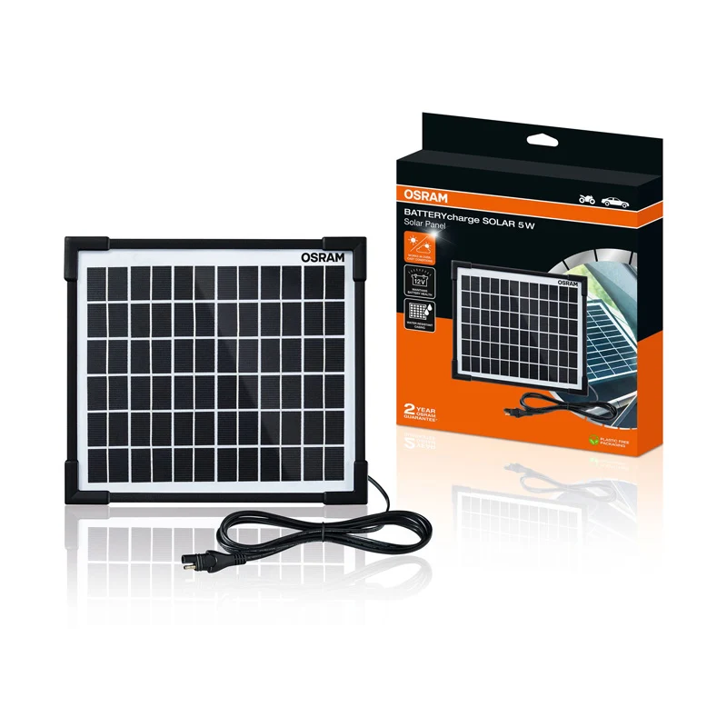 Osram, batteriladdare, soldriven 5W, OSP500