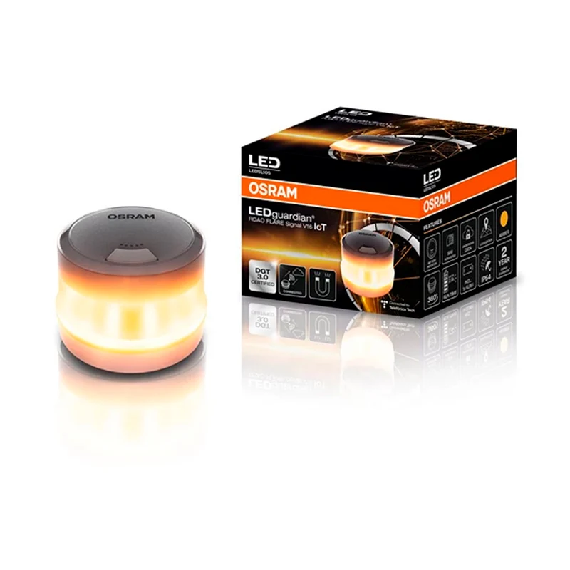 Osram, LEDguardian® Road Flare Signal V16 IoT, Godkänt VARNINGSLJUS