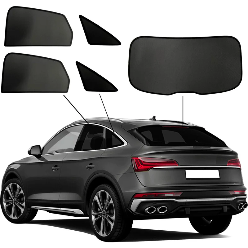SunClip, solgardin & solskydd, passar till Audi Q5 Sportback (FYT) (2020-2025)