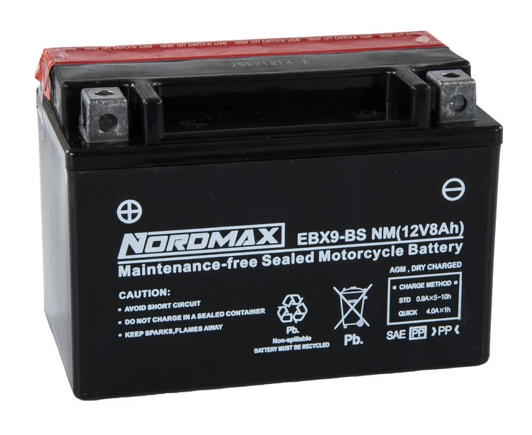 EBX9-BS | Startbatteri MC 12v 8Ah AGM
