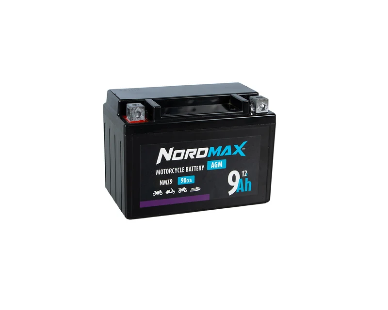 Agm Nmz9 Startbatteri Motorcykel 12V 9Ah L151mm X B87mm X H107mm (Fylld O Laddad)