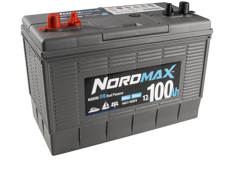 NM31-100EFB Marinbatteri Nordmax 12V 100Ah EFB