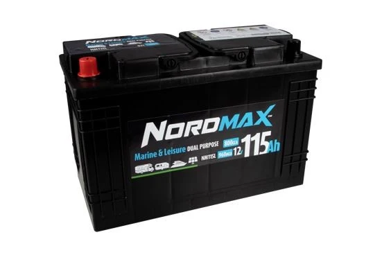 Startbatteri. Nordmax Fritids 12v 115ah 800a