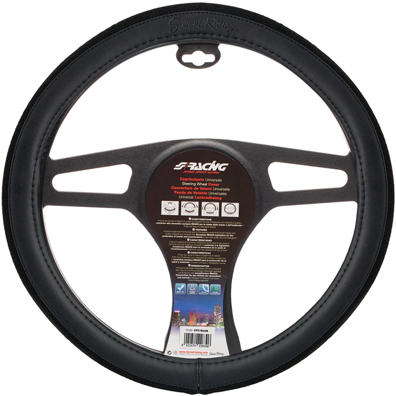Simoni Racing, rattmuff, svart ecopläder/bomull, 37-39 cm