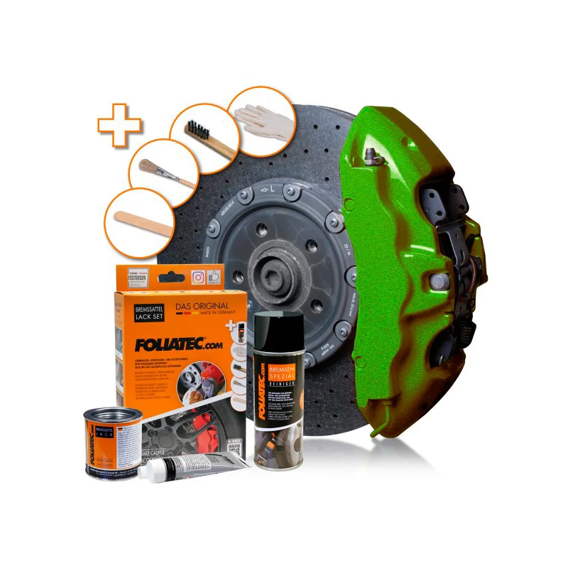 Foliatec, Bromsoksfärg, performance green metallic, 3-komponent