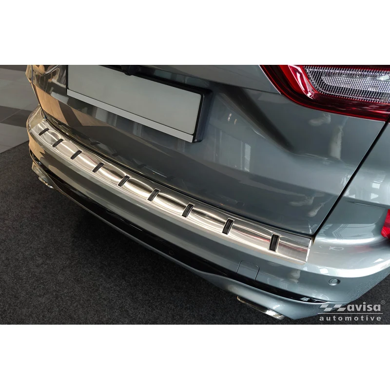 Avisa, Bakre stötfångarskydd, Rostfritt stål STRONG EDITION, passar till Ford Kuga III ST-Line / Vignale (2019-2024) & Facelift (2024-) - Silver
