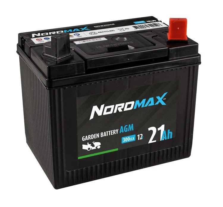 NMU1R300AGM | Startbatteri Gräsklippare 12v 21Ah AGM