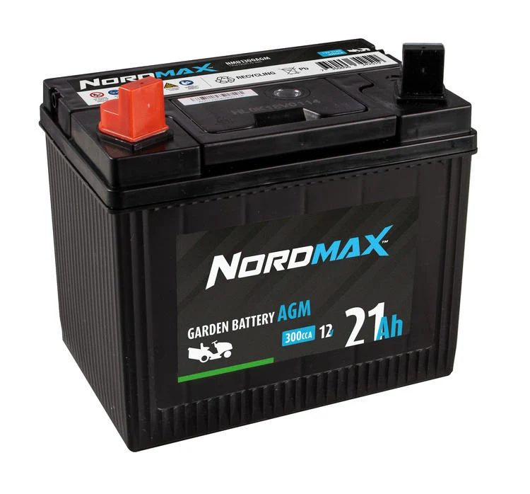 NMU1300AGM | Startbatteri Gräsklippare 12v 24Ah AGM