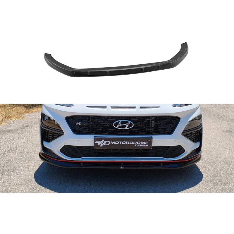 Motordrome, frontspoiler, ABS, passar till Hyundai Kona mk1 Facelift (2020-2023)