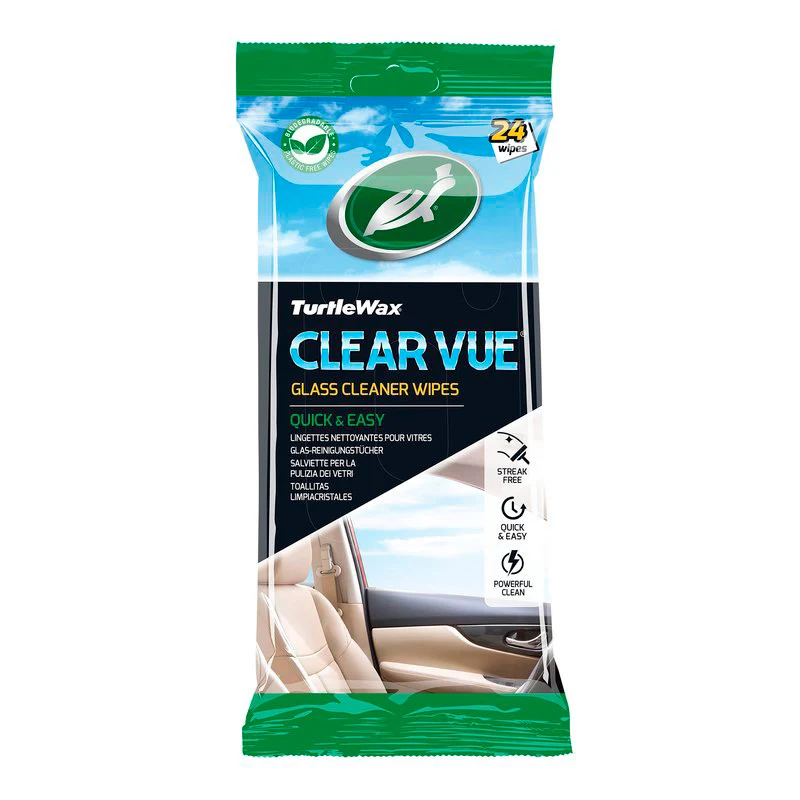 Turtle Wax 54098 Clear Vue glasrengöringsservetter 24 st.