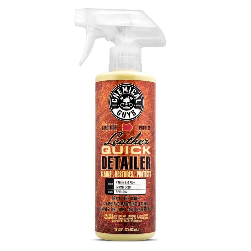 Chemical Guys Leather Quick Detailer matt lädervårdspray (473 ml)
