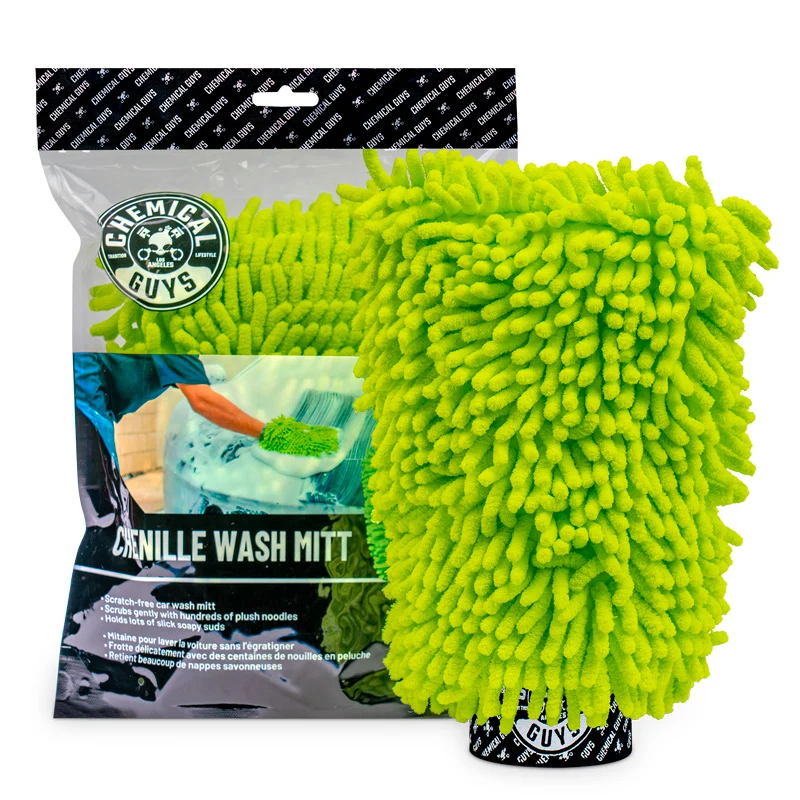 Chemical Guys chenille premium repfri mikrofiber tvätthandske