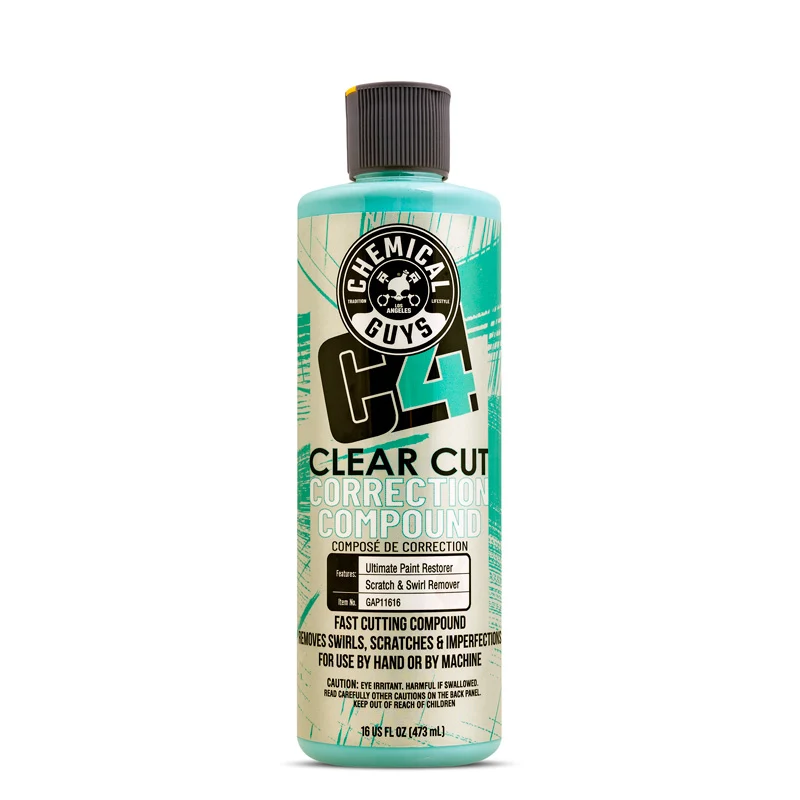 Chemical Guys C4 Clear Cut korrigeringspolish (473 ml)