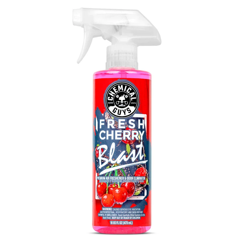 Chemical Guys Fresh Cherry Blast doft luftfräschare & luktborttagare (473ml)