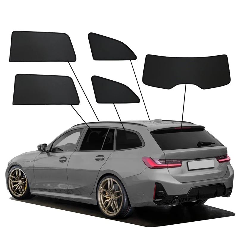 SunClip, Solgardin & Solskydd, passar till BMW 3-Serie G21 Touring (2019-)