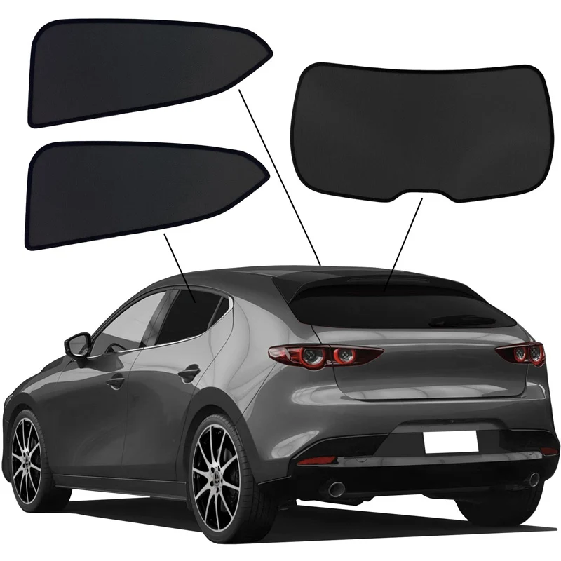 SunClip, Solgardin, passar till Mazda 3 (BP) HB 5-dörrars (2019-)