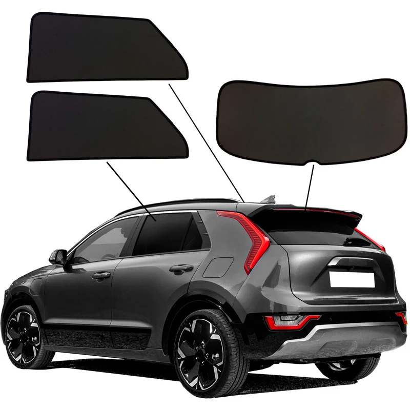 SunClip, solgardin, privatlivs- och solskydd, passar till Kia Niro II (SG2) (2022-)