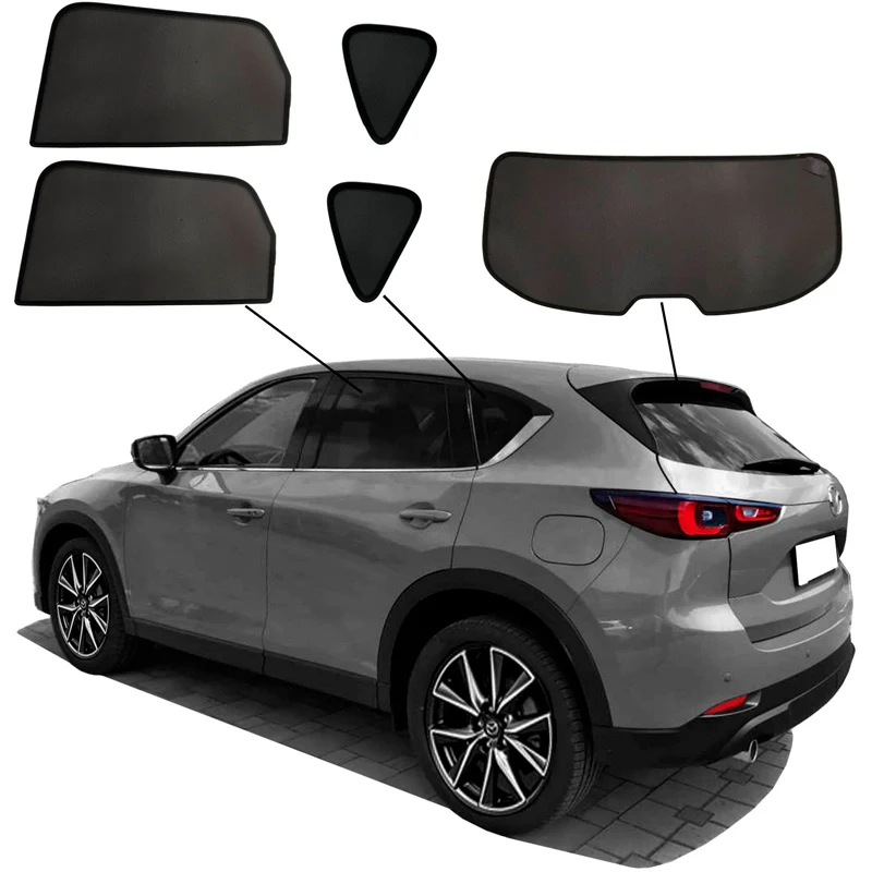 SunClip, Solgardiner & insynsskydd, passar till Mazda CX-5 II (KF) (2017-)