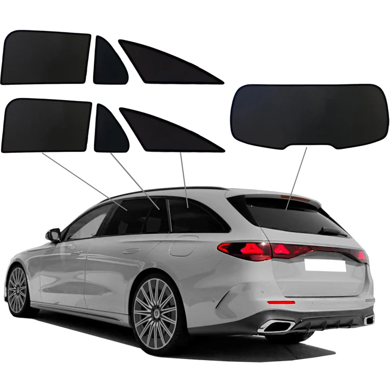 SunClip, Solgardiner & insynsskydd, passar till Mercedes E-Class W214 Kombi (2023-)