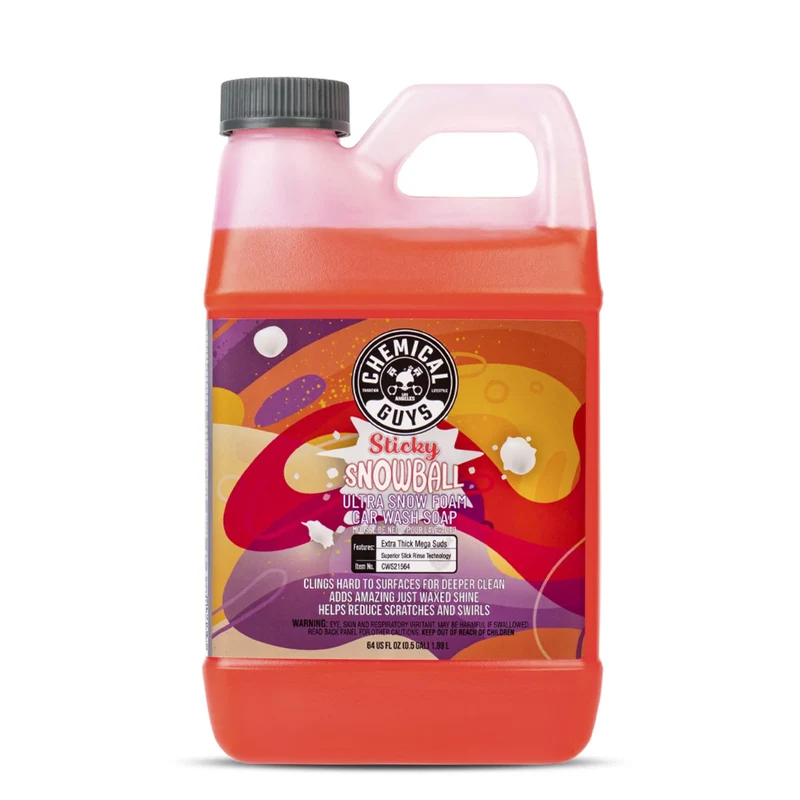 Chemical Guys Bilschampo Sticky Snowball, 3,7 l