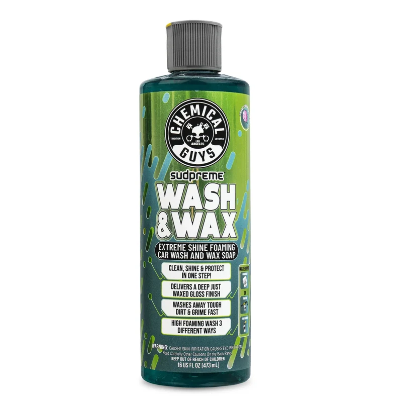 Chemical Guys Bilschampo Sudpreme Wash & Wax, 473 ml