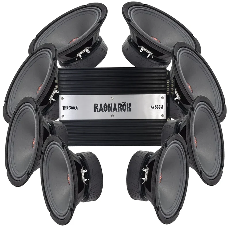 DD Audio VO-M208-S4 8x8" Amp pack