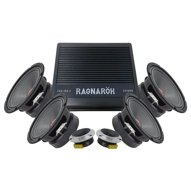 DD Audio VO-M206-S4 4x6.5" Amp kit